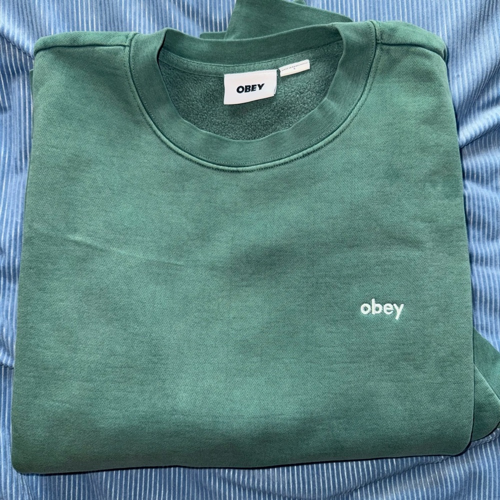OBEY Clothing Lowercase Pigment Crewneck Men’s Large